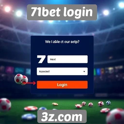 Instruções para acessar 71bet login